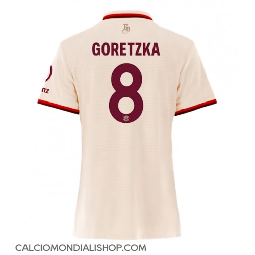 Maglie da calcio Bayern Munich Leon Goretzka #8 Terza Maglia Femminile 2024-25 Manica Corta